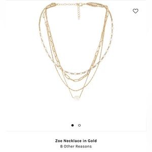 8 Other Reasons—-Zoe Necklace in Gold